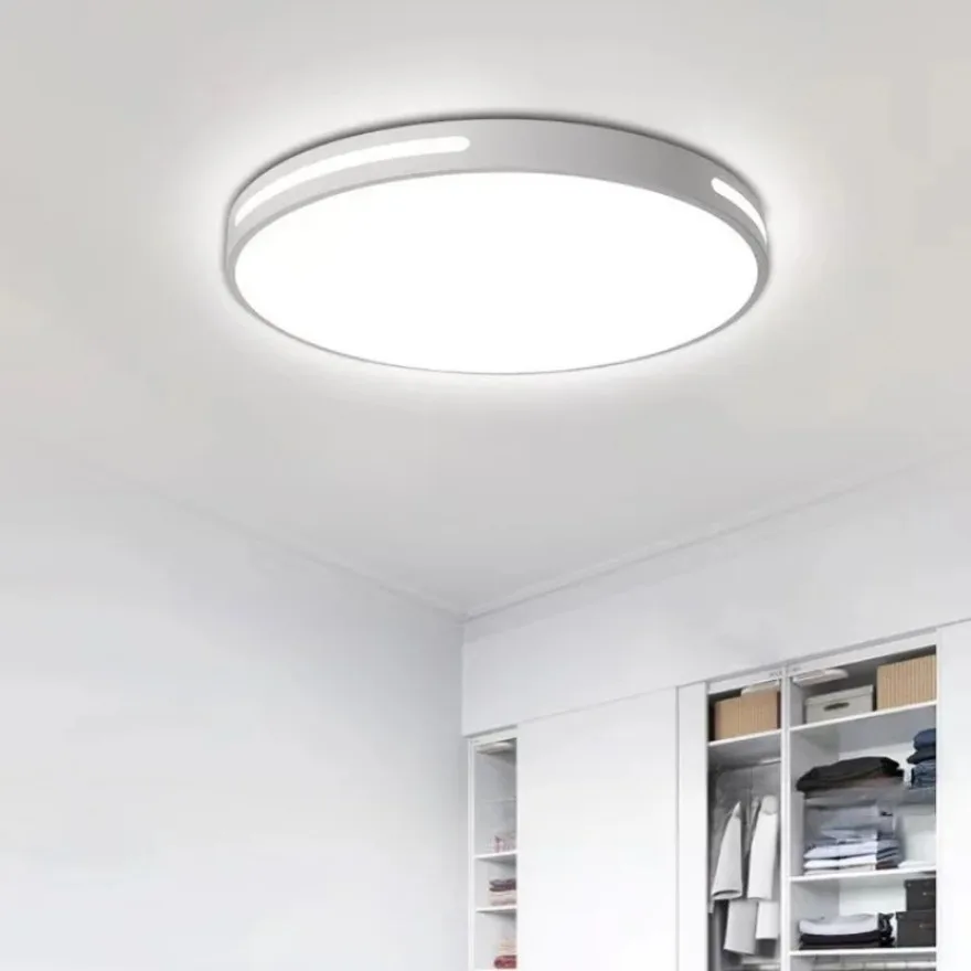 Imagem -02 - Luminária de Teto Circular Led Moderna Sala de Estar Quarto Corredor Luminárias Interiores Luz Doméstica Criativa 24w 18w 12w 110v 220v