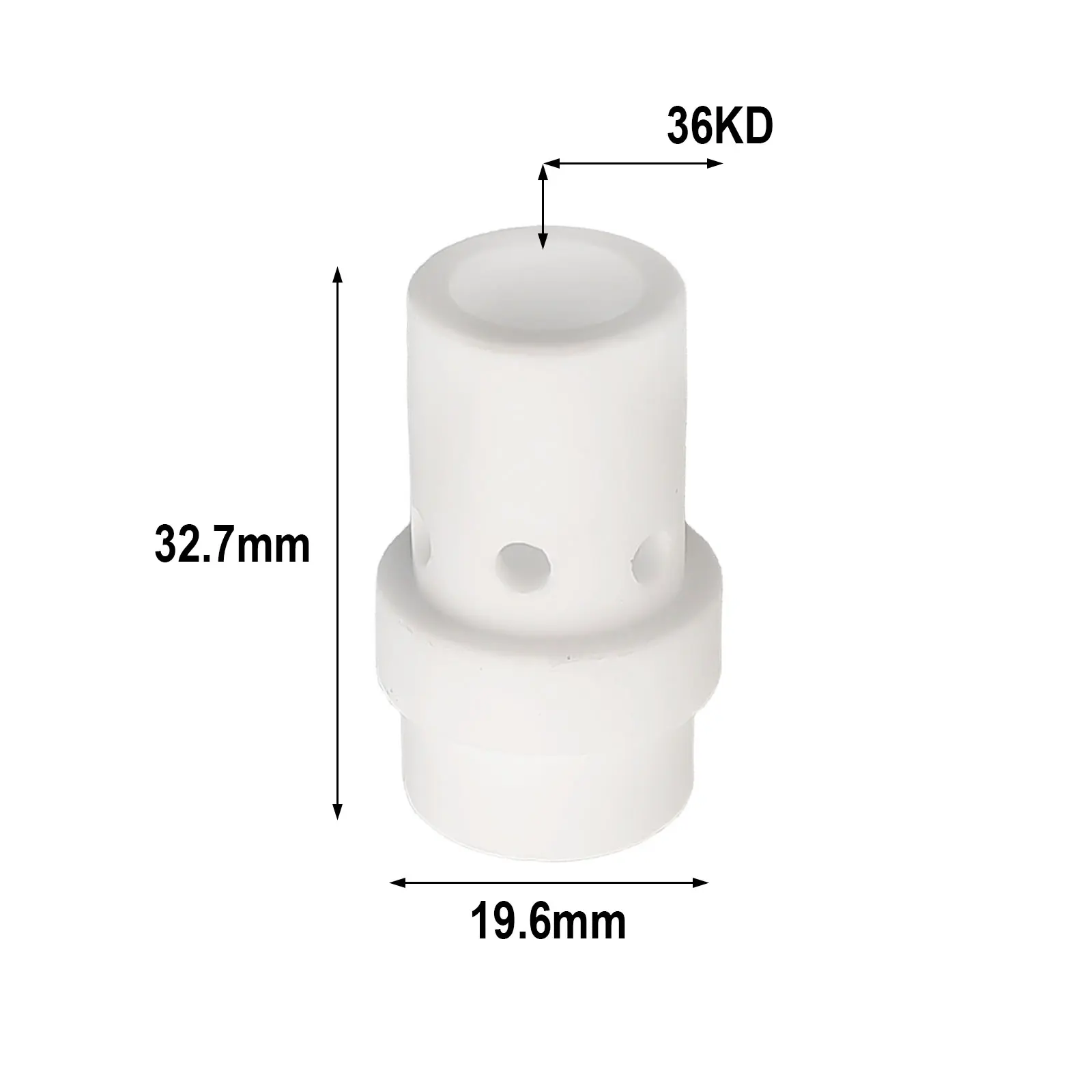真新しい高品質ガスノズルチップ実用的な溶接トーチ部品08mm-0030インチ銅製ビンゼルガスディフューザー用