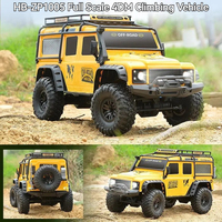 HB-Zp1001 1/10 Full Scale Remote Control Car Four-Wheel Drive Big Foot Off-Road Climbing Car Rc Remote Control Car Model Toy