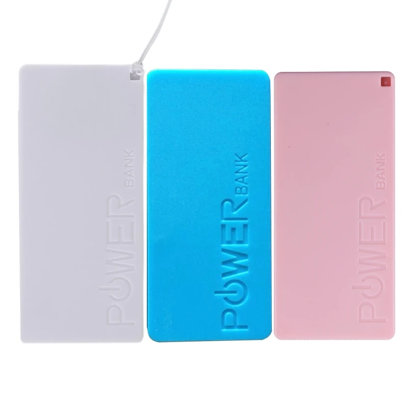 DIY Power for Case Box 5600mAh 2X 18650 USB for Case For Ph