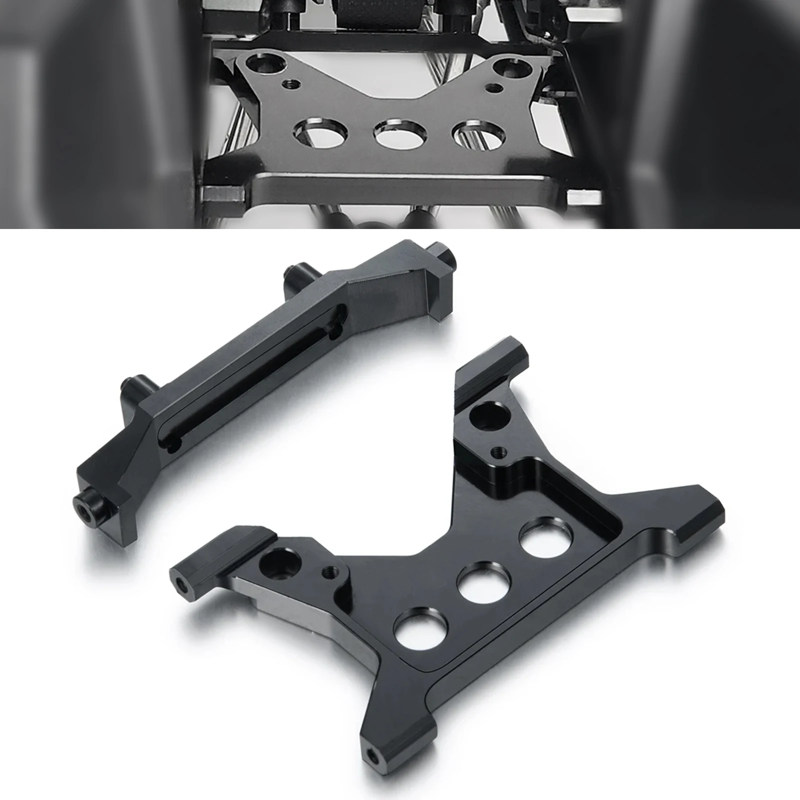 RC Axial SCX10 III AX103007 Aluminum Frame Rail Bracket Battery Tray Mount