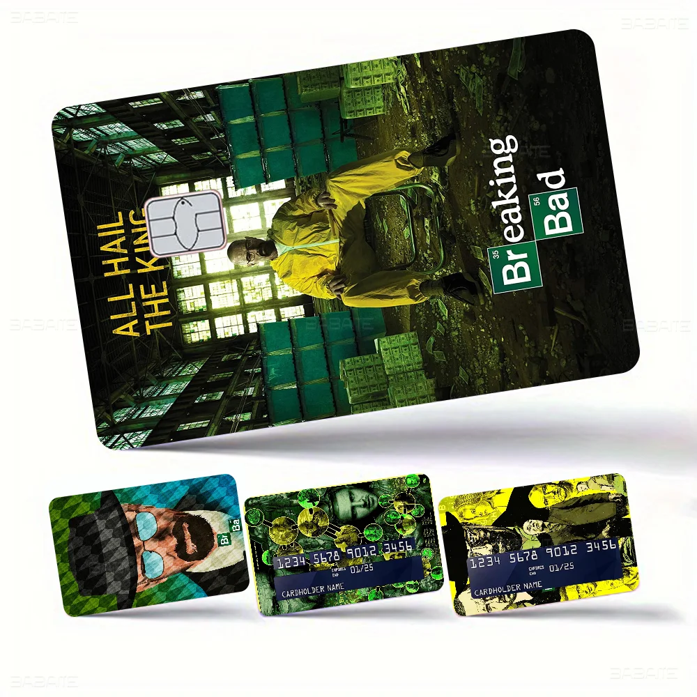 Breaking Bad Anmie Sticker Film Skin Cover For Credit Card Debit Bank Card Front