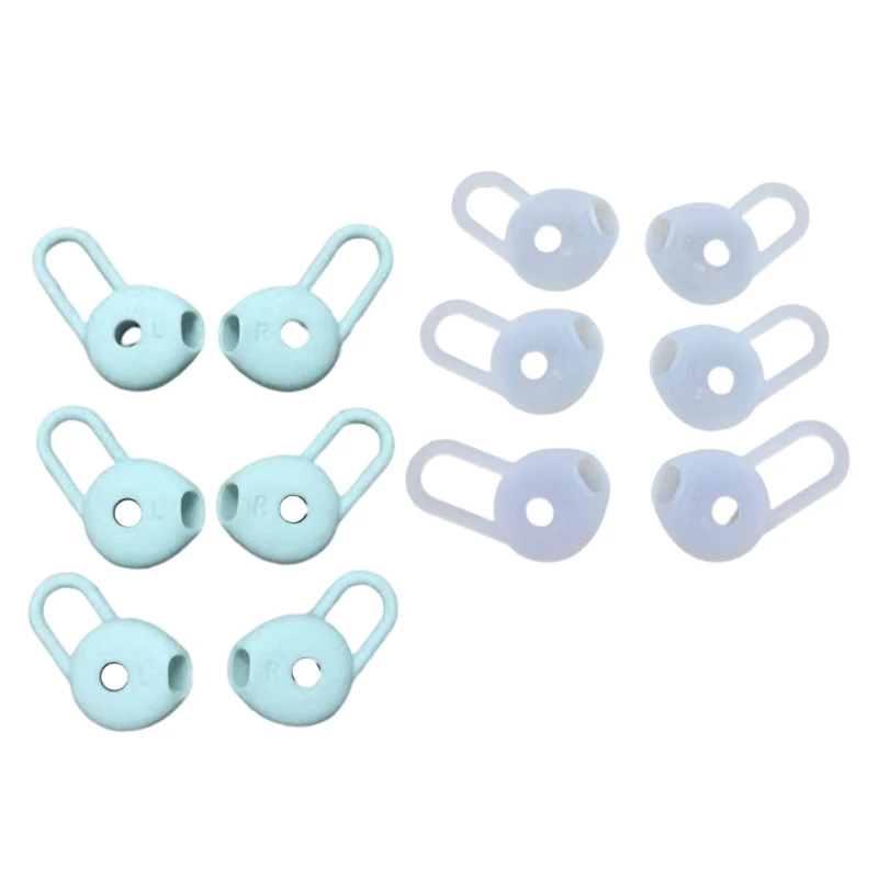 6 قطع من سدادات الأذن السيليكون لإصلاح أطراف الأذن لـ AM66 Xsport PRO، سدادات أذن بديلة لسماعات الأذن قطع غيار لسماعات الأذن