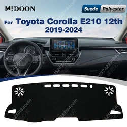 Car Dashboard Cover For Toyota Corolla E210 12th 2019 2020 2021 2022 2023 2024 Dash Mat Anti-UV Carpets Car Accessories