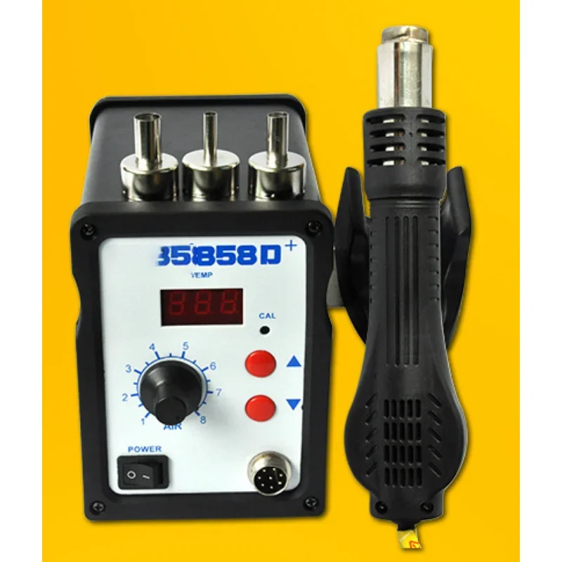 110V/220V 858D+ Hot Air SMD Rework Station Heat Gun SMT Solder Soldering Iron Welding Repair