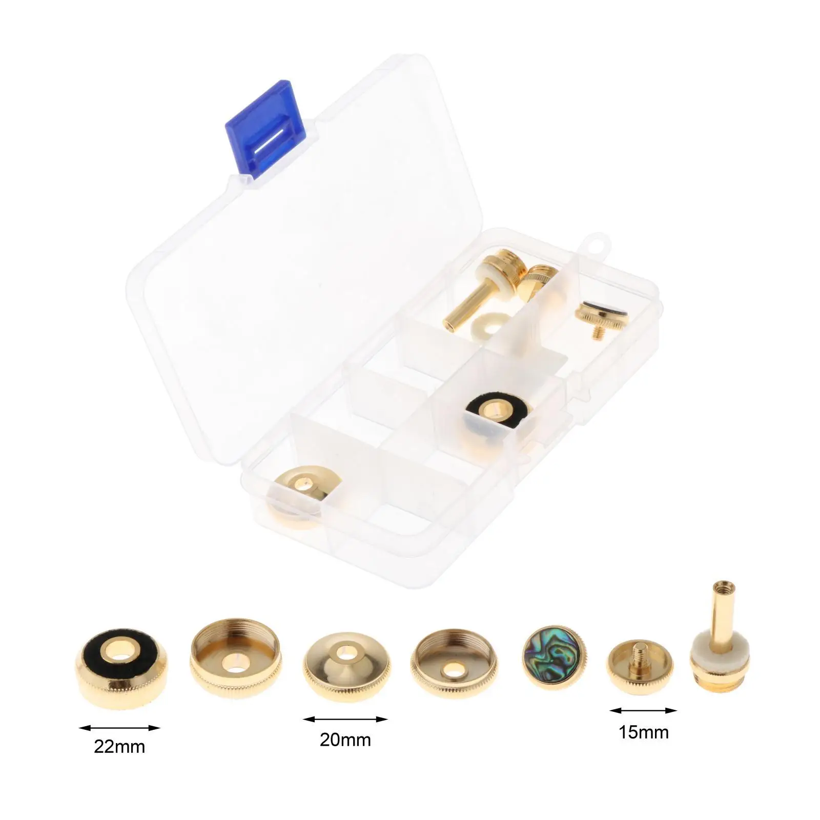Trumpet Finger Buttons Replacement Parts Valve Cap Repair Kit for Trumpet Maintenance Tools Brass Instrument Accessories