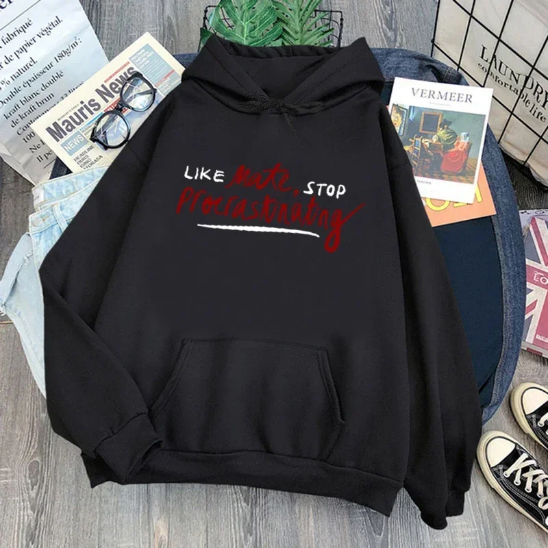 New Korea Stray Kids Cosplay Hoodies Women Cartoon Harajuku Gothic Tops Boys Girls Kpop Streetwear Clothes Women\'s Sweatshirts