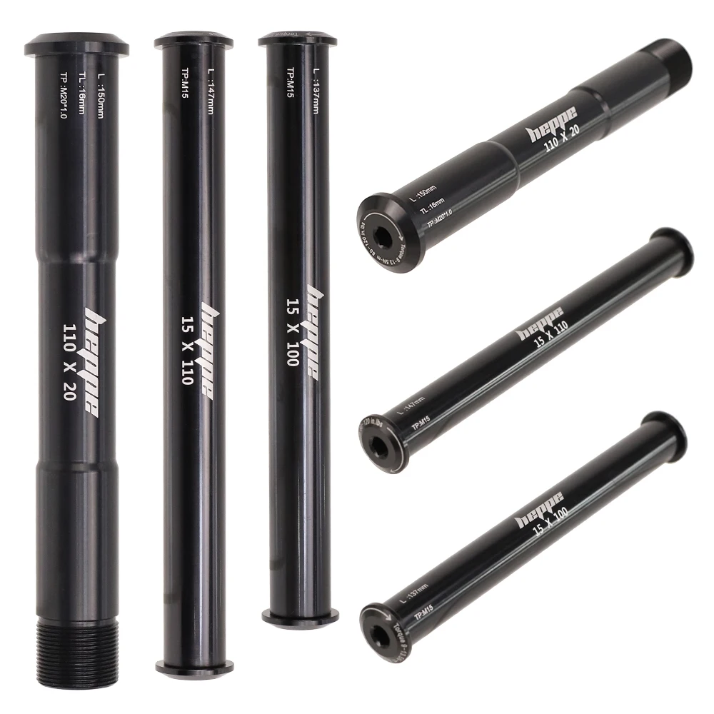 AliExpress heppe HEPPE Bike Thru Axle 15x100 15x110 20x110 MTB Bike Front Fork Thru Axle for SR SUNTOUR XCR/RAIDON/ZERON/AION/DUROLUX Front Forks