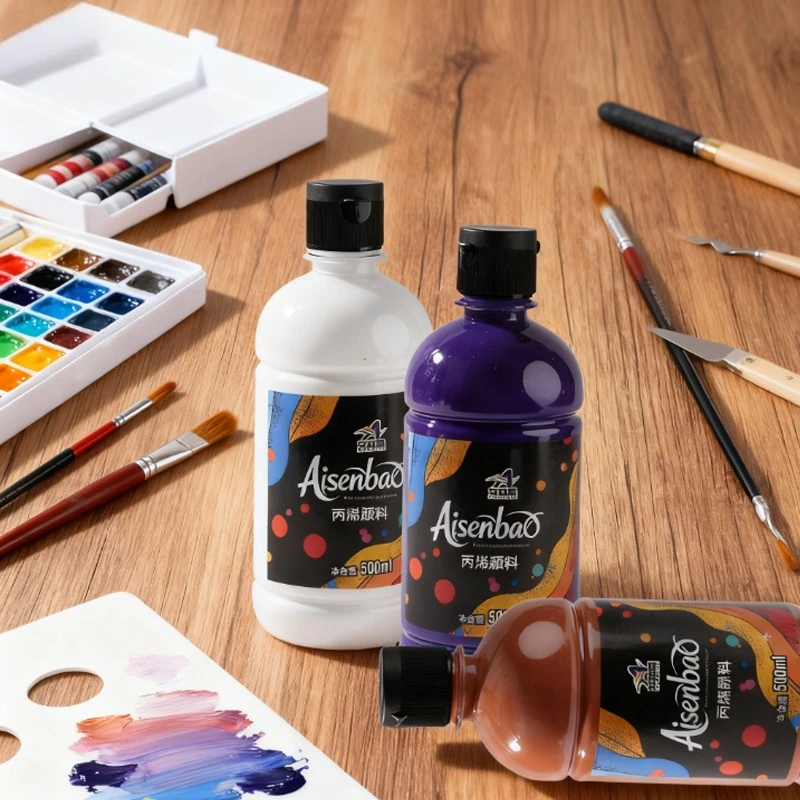 

500 мл акриловая краска, водостойкая, солнцезащитная, не выцветающая для граффити, сделай сам, сумка для обуви, настенная живопись, иллюстрация, коммерческое искусство