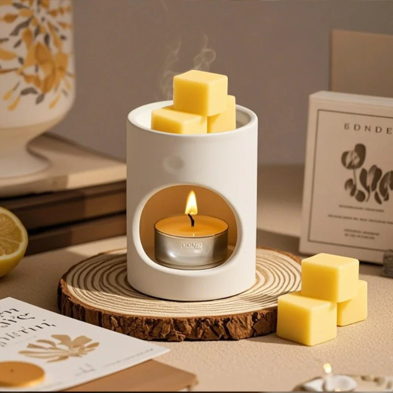 Fragrant Wax Block Solid Essential Oil DIY Material Rich Incense Sandalwood Fragrance Premium Spices Relaxing Meditation Aroma