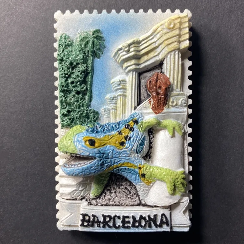 Europe Spain 3D Refrigerator Magnet Tourist Souvenirs Stickers,Home & Kitchen Decoration Fridge Magnet Message Sticker