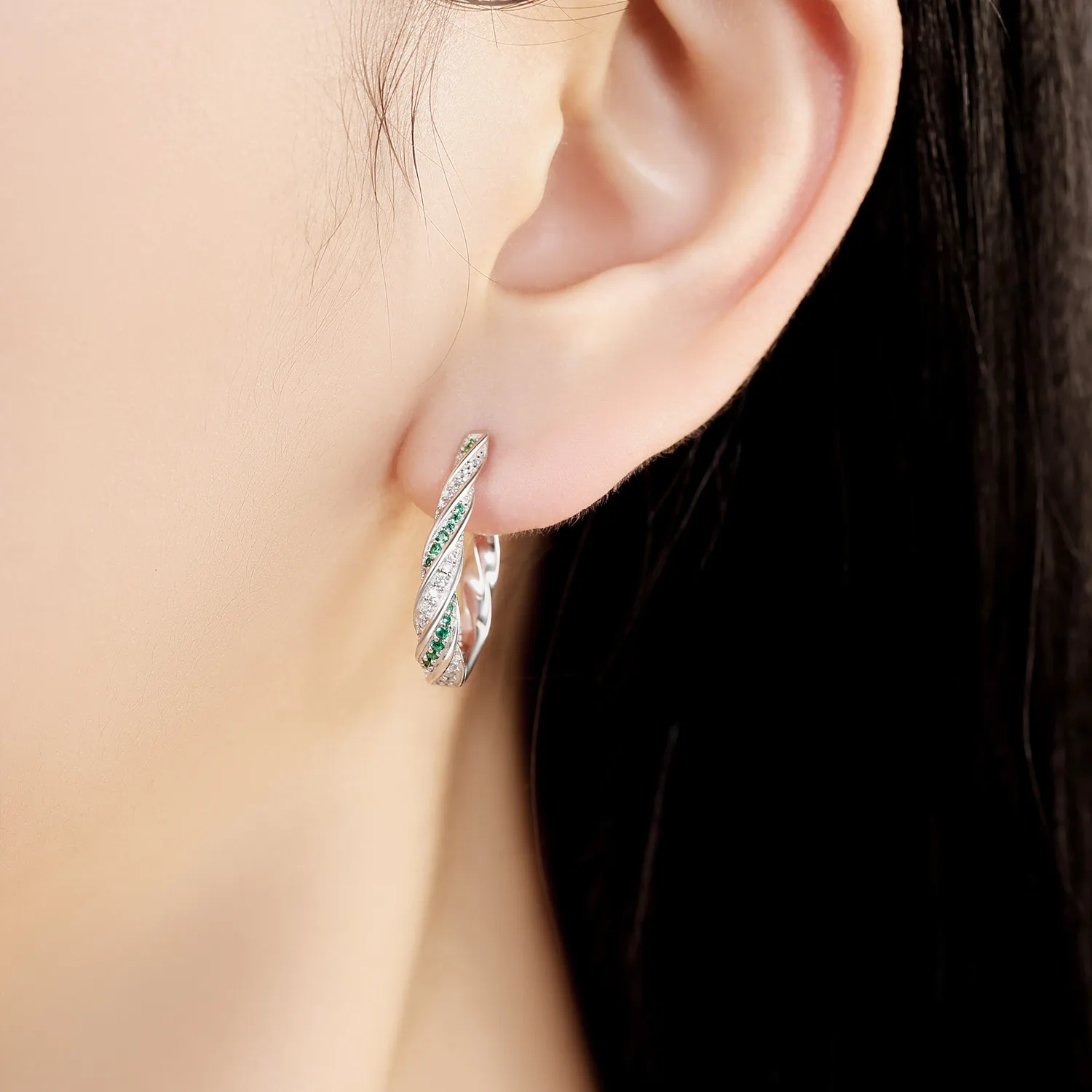 925 Sterling Silver Simple Versatile Earring Jewelry Fashion Hoop Earrings For Women Jewelry Birthday Party Fine Gifts