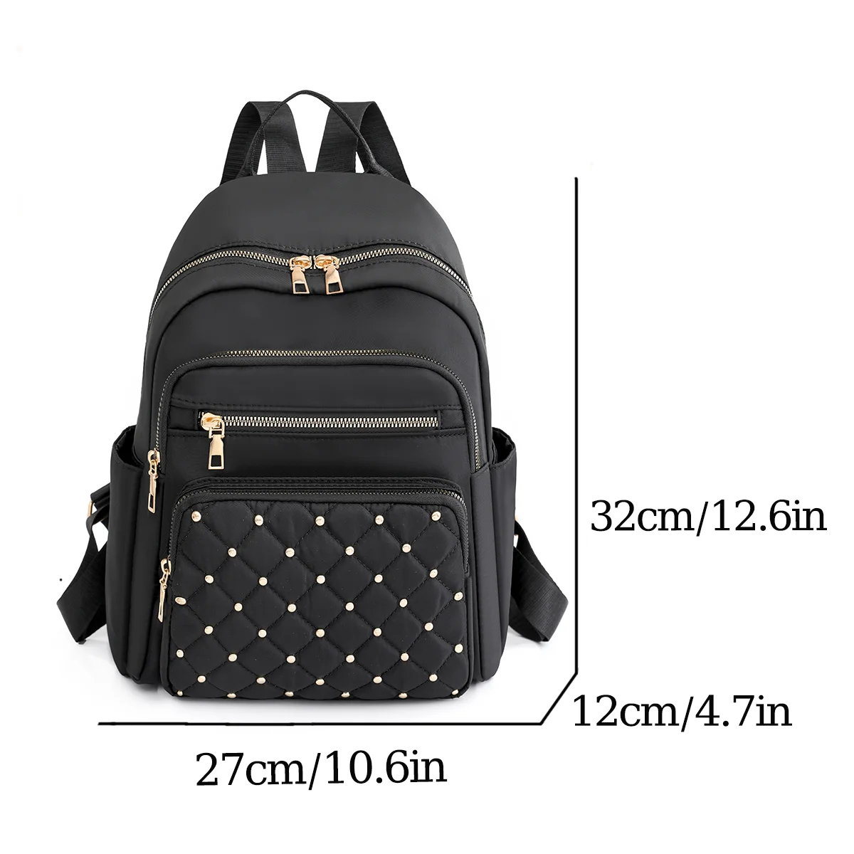 Fashion Bagpack Women High Quality Nylon Backpacks Female Big Travel Back Pack Large School Bags for Teenage Girls Shoulder Bag