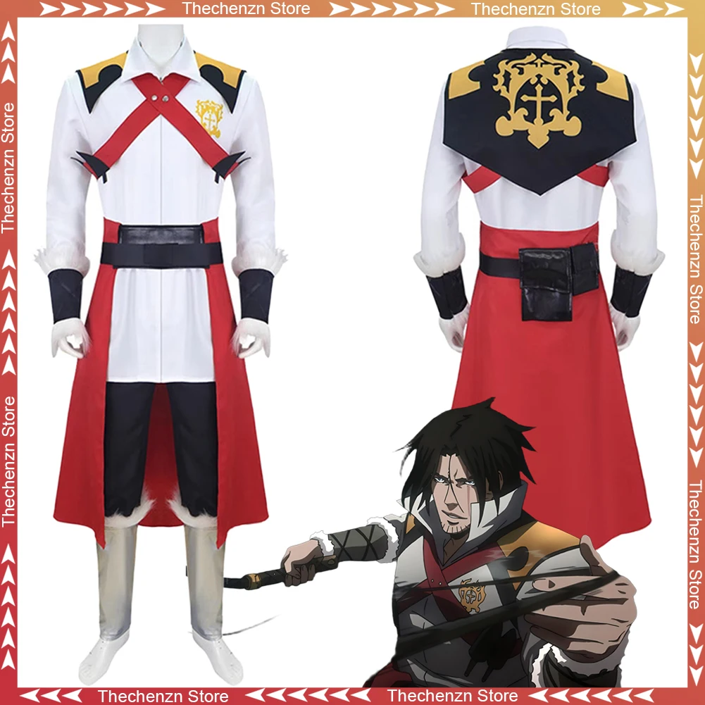 

Fancy Dress S1 Trevor Belmont Cosplay For Men Cloak Clothing 2017 Cartoon Castle Costume Adult Man Fantasia Party Outfits