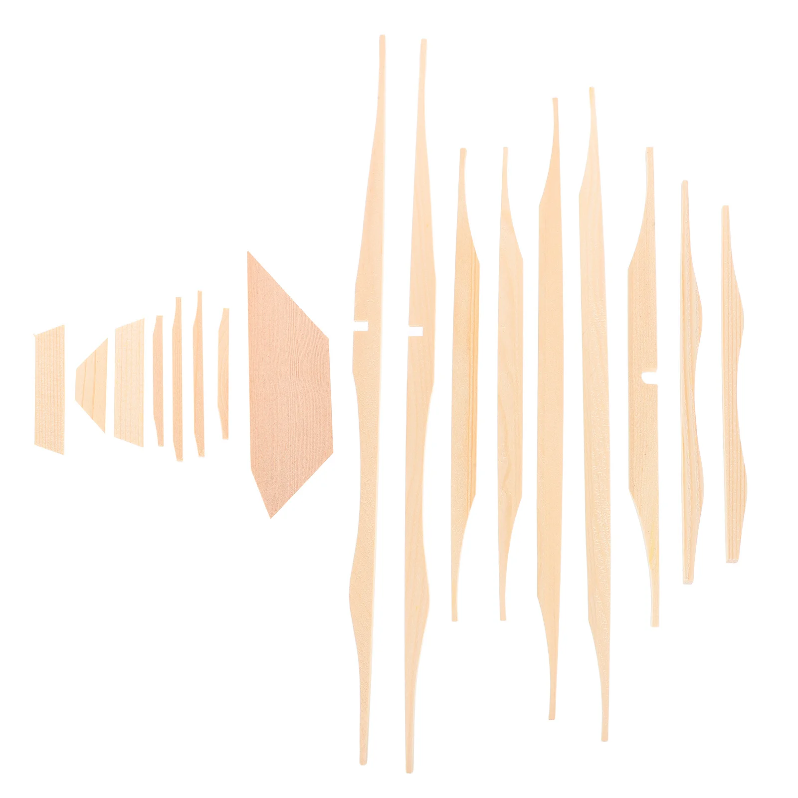 

17Pcs Folk Guitar Kit Spruce Brace Wood 41 Inch Smooth Surface Luthier DIY Accessories for Acoustic Guitar Parts