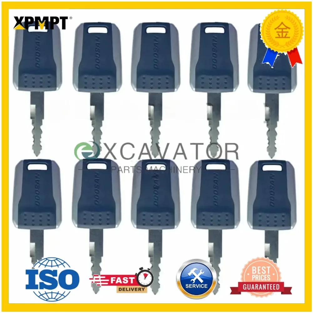 

10 Pcs F900 Ignition Key For New Daewoo Doosan Terex Bobcat Excavator Ignition High Quality Free Shipping