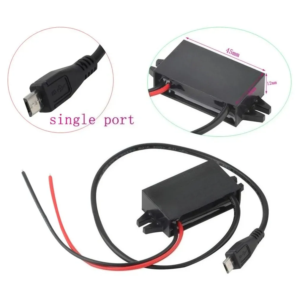 DC/DC Step Down 8-20V to 5V3A Type c Micro  USB