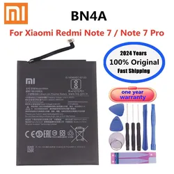 샤오미 레드미 노트 7 프로용 오리지널 배터리, BN4A, 4000mAh, M1901F7C 휴대폰 배터리, 빠른 배송 및 도구, 2024 년