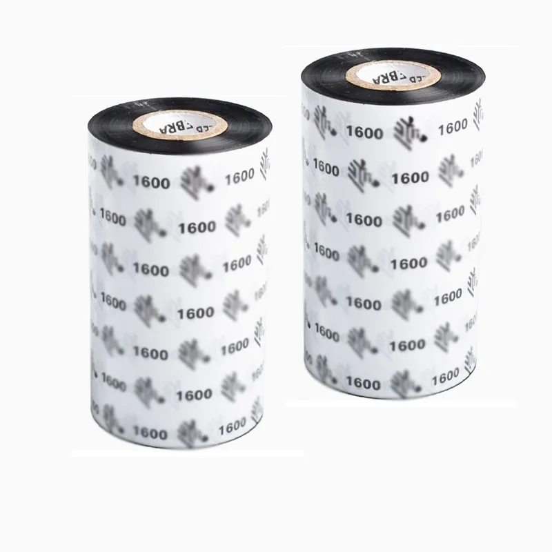 For Zebra barcode printer dedicated wax based carbon ribbon 110mm * 300m GT800/820 ZT210/230/410/105SL/110xi4