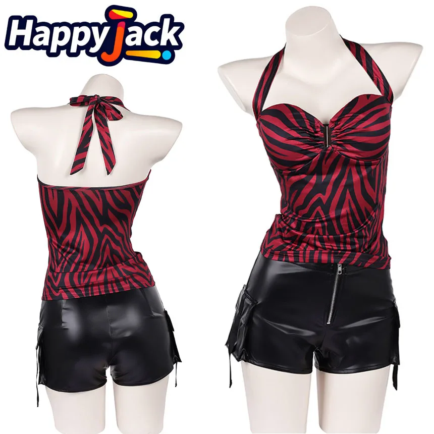 

Nikki Cosplay Costume 2026 Horror TV Obsessions Roleplay Adult Women Top Shorts Disfraz Outfits for Carnival Halloween Party