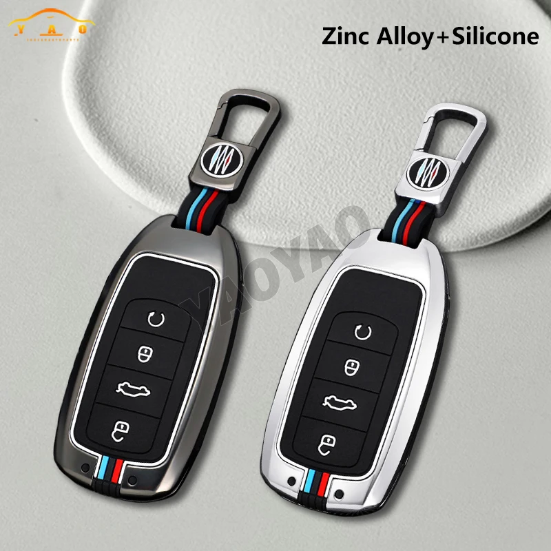 

Zinc Alloy & Silicone Car Key Case Cover Holder For Chery Tiggo 8 Pro Tiggo 8plus New 5 Plus 7pro Tiggo 7 Pro Max Omoda 5 C5