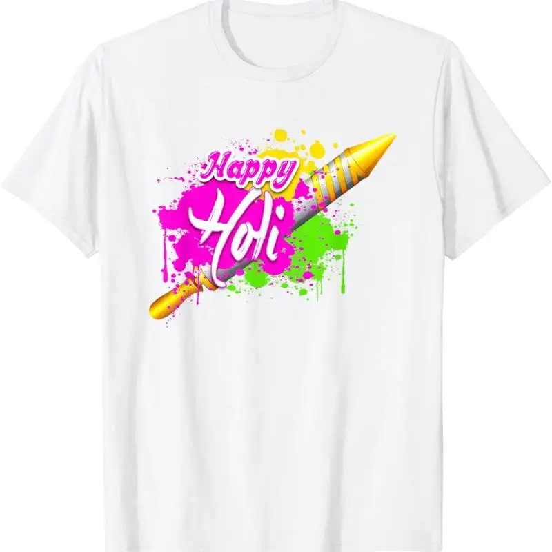 

Красочная футболка Pichkari HAPPY HOLI