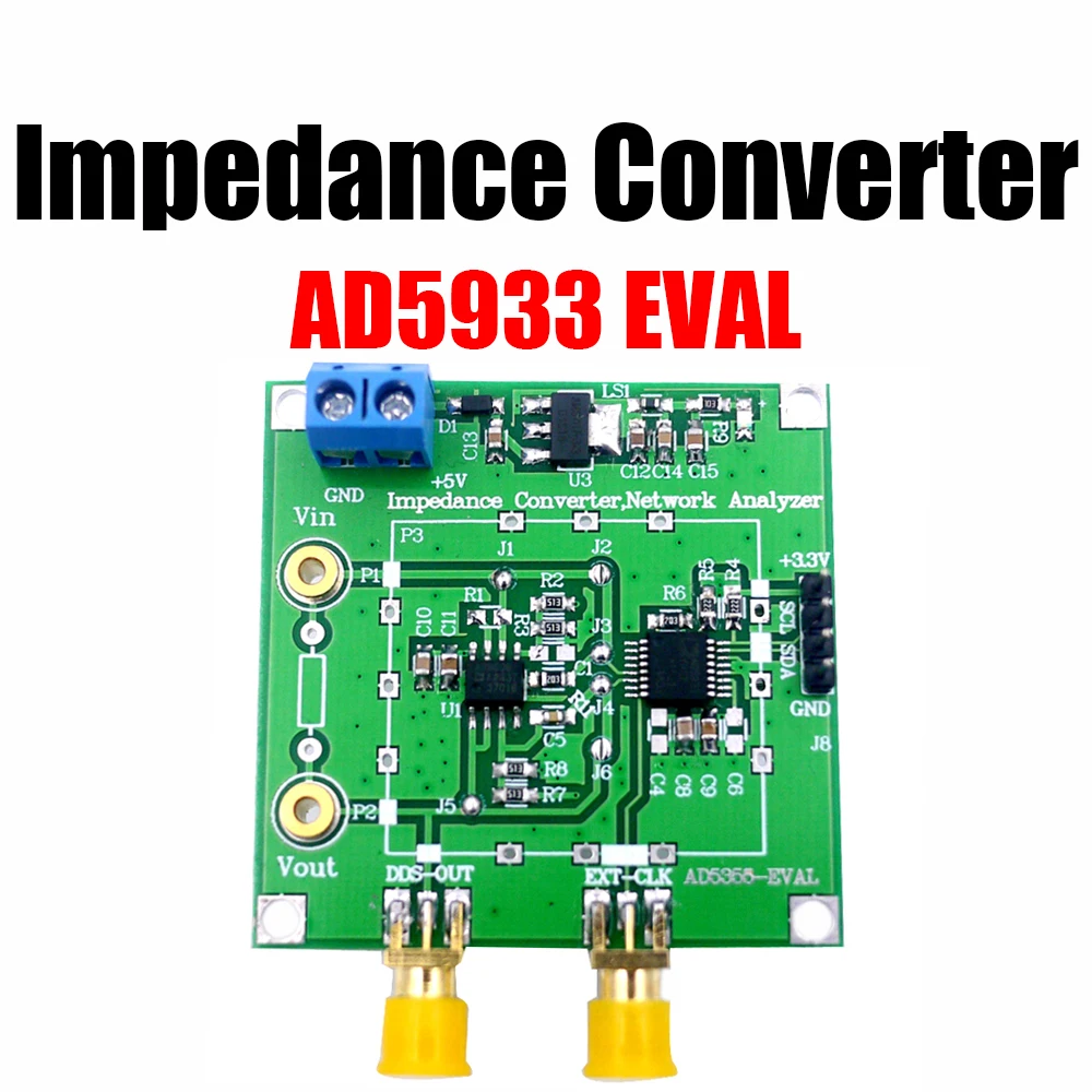 Eval Impedance Converter Network Analyzer Gerador de Freqüência de Resistência Medição de Resolução de 12bit 1m Taxa de Amostragem Ad5933