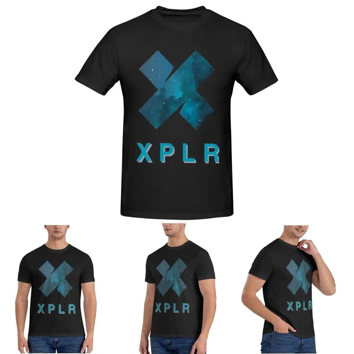 

Мужская футболка Sam And Colby, хлопковые футболки больших размеров, мужские летние топы с короткими рукавами и круглым вырезом, S-6XL