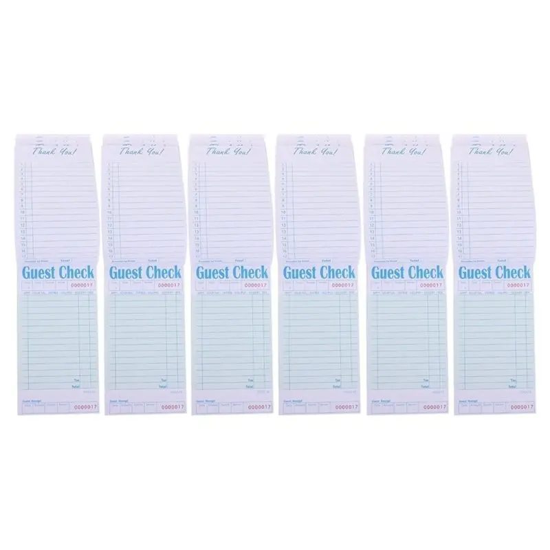 B03B-Essential Restaurant Equipment, 6Pcs Order Pad,A For Server Notepad Designed For Portability