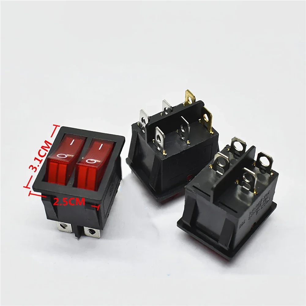 2pcs Dual Way Power Switch Universal For Electric Heater Baking Pan/ Frying Machine/ Oil Heater 15A/16A 4/6Feet Power Controller