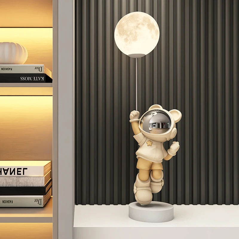 

Astronaut astronaut lamp desktop violence bear living room porch tv home
