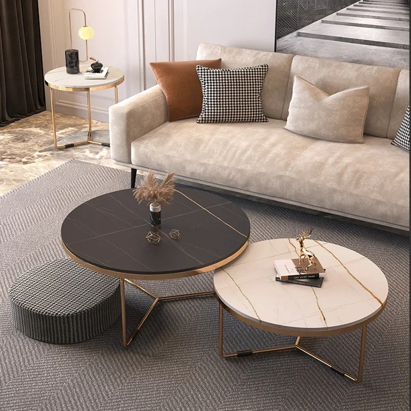 

Modern Luxury Coffee Table Nordic Italian Aesthetic Photo Album Minimalist Side Table Center Service Mesas Bajas Salon Furniture