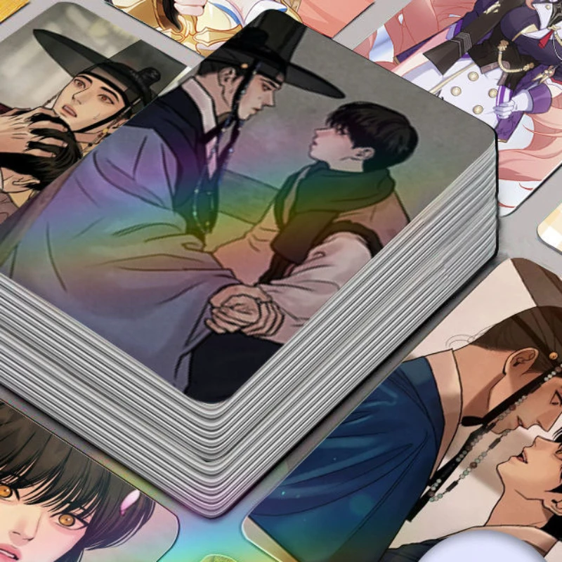 

30/50PC Korean BL Comic Cards Cute Boys Male Male Love Poster Animation Character Photo Picture Double-side Print 3 Inch Card