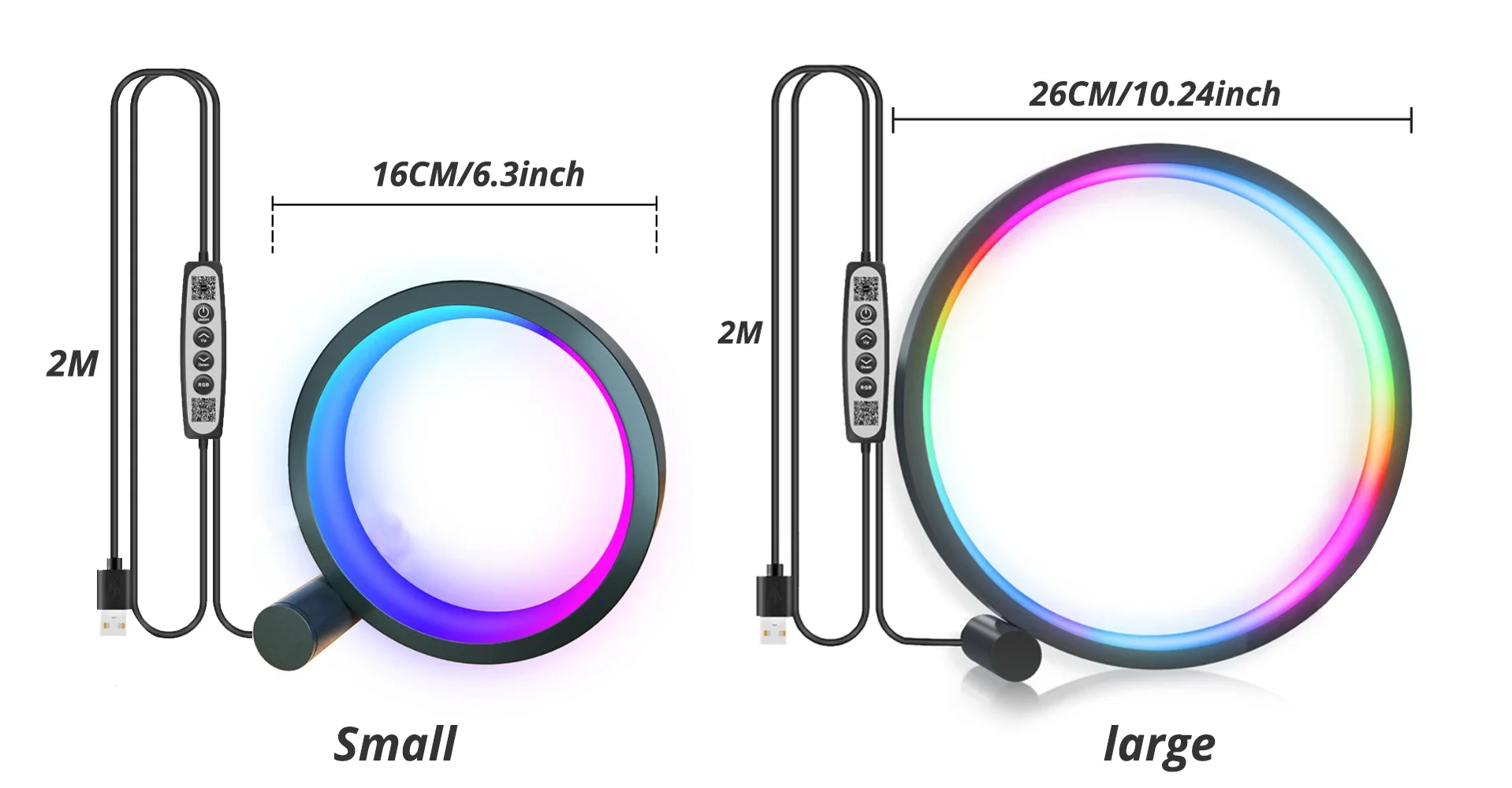 Imagem -06 - Xiaomi Smart Led Night Light Desktop Atmosfera Desk Lamp Bluetooth App Controle Adequado para Quarto Bedside Decoração