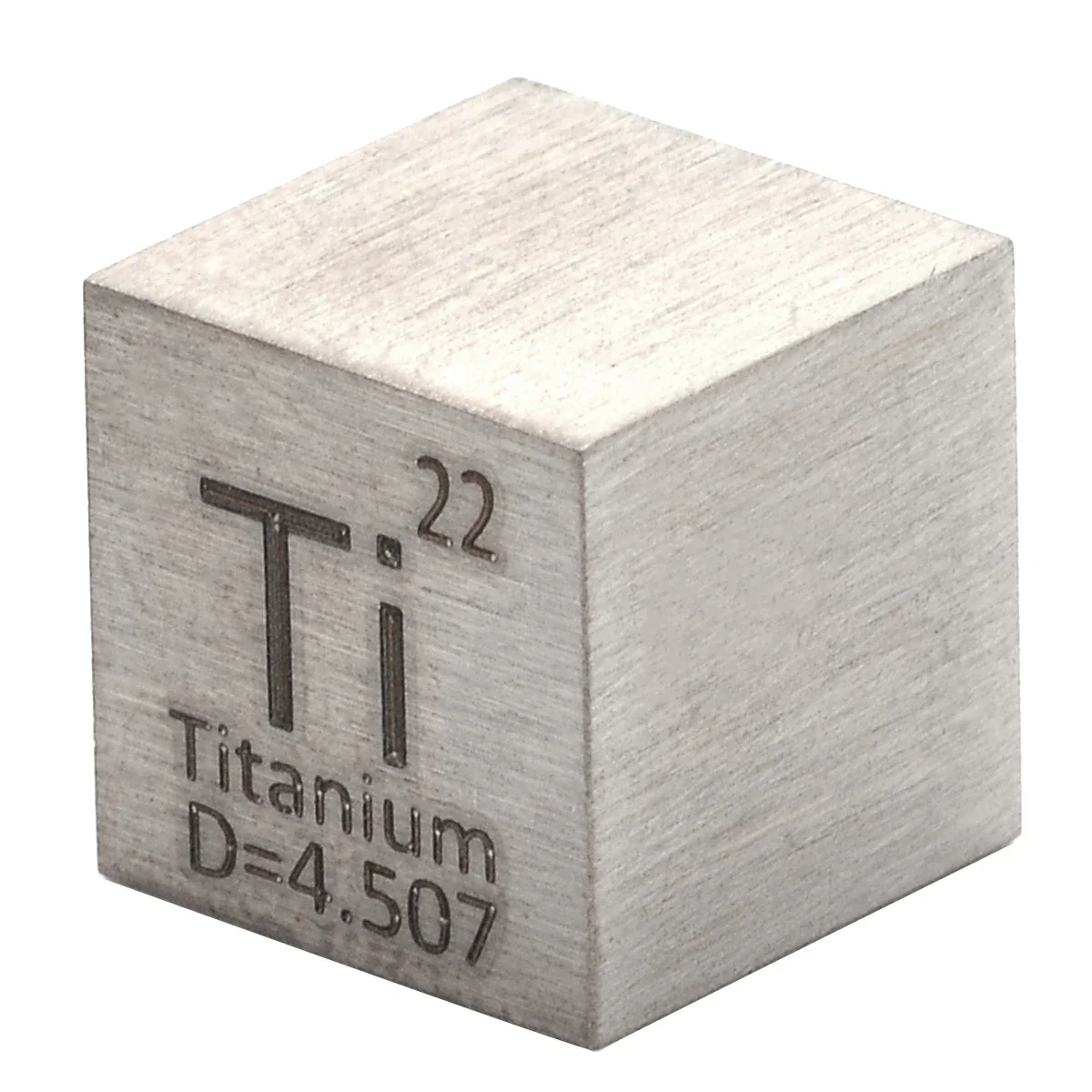 

1pc Pure Titanium High Purity Cube Ti Metal Carved Elements Periodic Table Cubes Craft Wonderful Collection 10*10*10mm