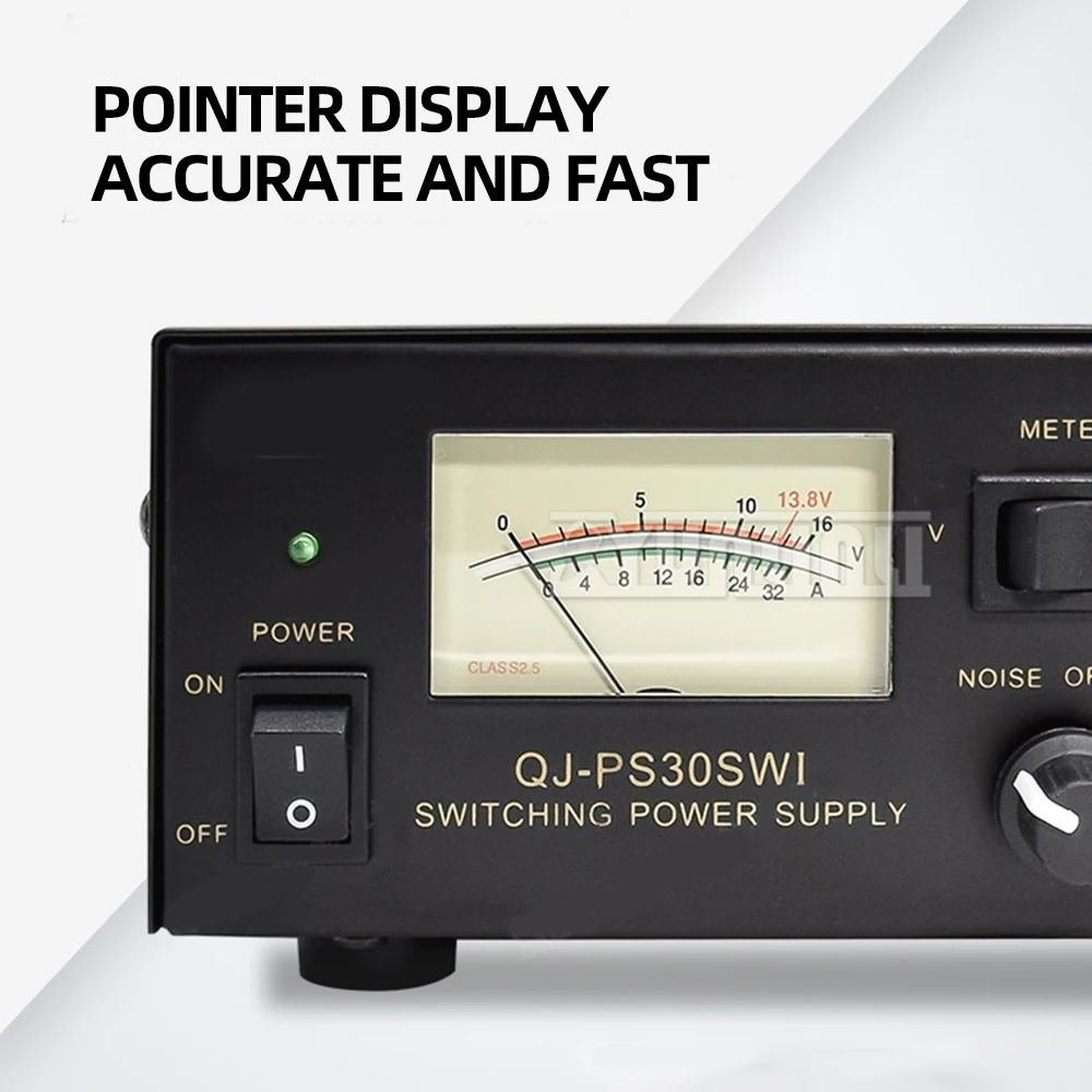 QJ-PS30SW مؤشر إمداد الطاقة QJ-PS30SW I 13.8V30A سيارة منزل التبديل مولد التيار الكهربائي