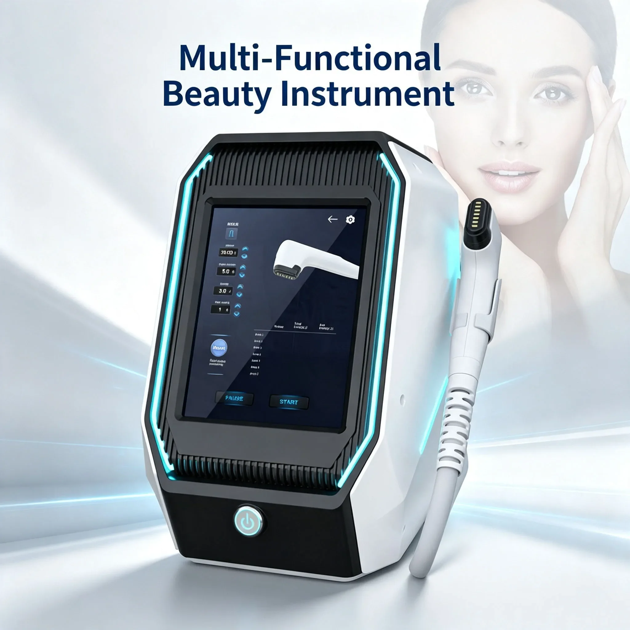Portable High-intensity Facial Lifting, Firming, Firming, and Skin Rejuvenation Multifunctional Instrument for Beauty Salons