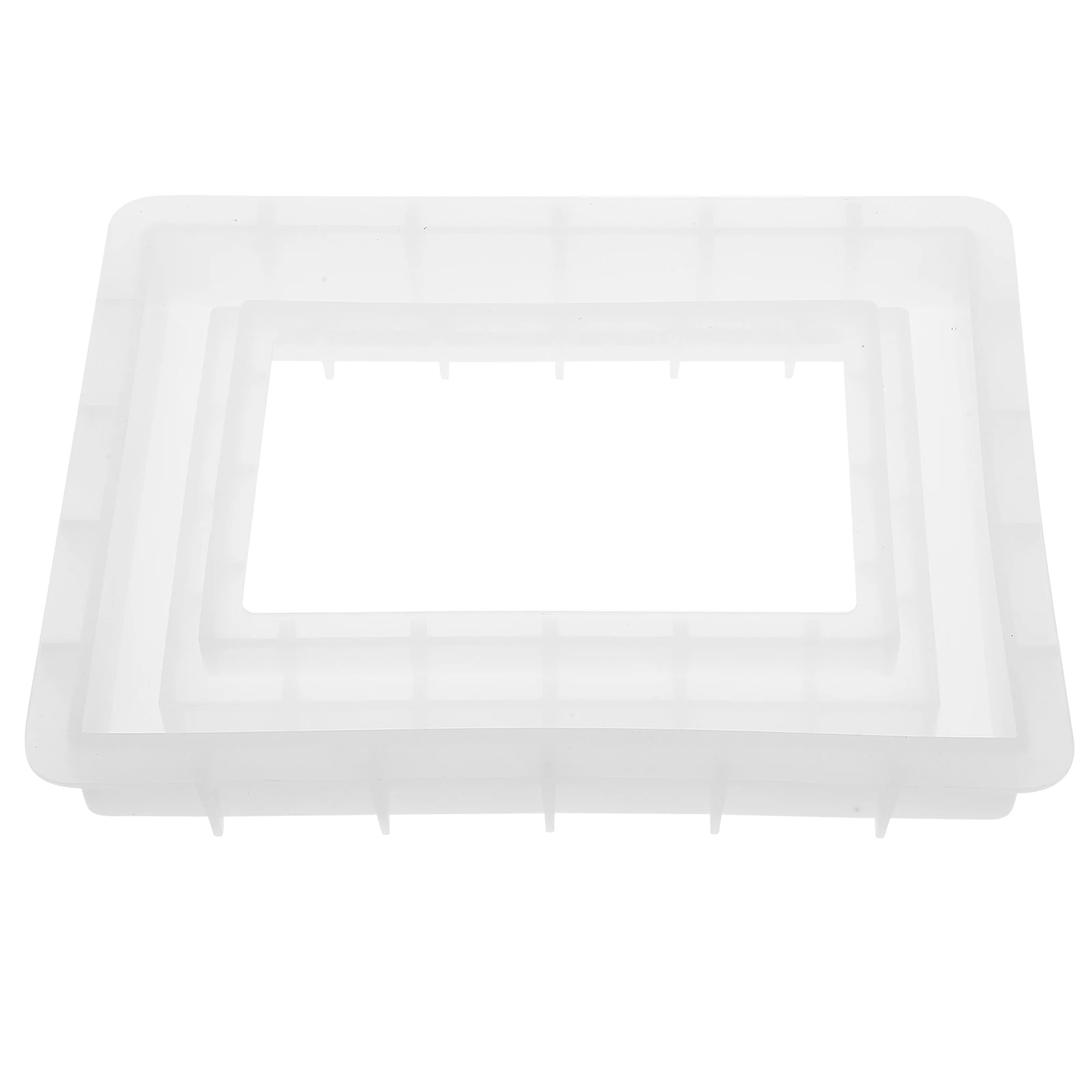 

Crystal Epoxy Photo Frame Molds Silicone Craft Reusable Non Stick Birthday Gifts Resin Art DIY Jewelry Accessories