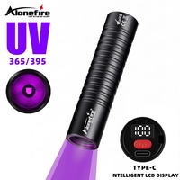 365NM UV Flashlight Blacklight Type-C Rechargeable Ultravioleta Fluorescent Jade Money Dog Cat Urine Pet Stains Detection Lamp