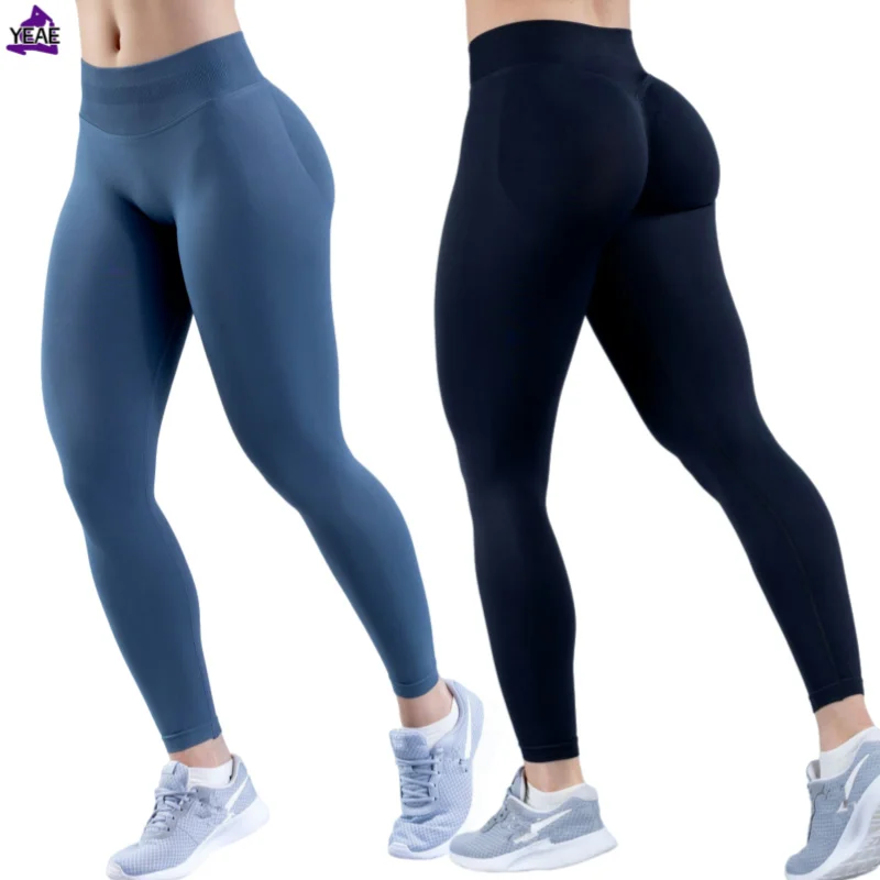 

YEAE Women Seamless Yoga Leggings Fitness Athletic Sport Pants Butt Lifting Gym Compression Legging Activewear Workout Tights