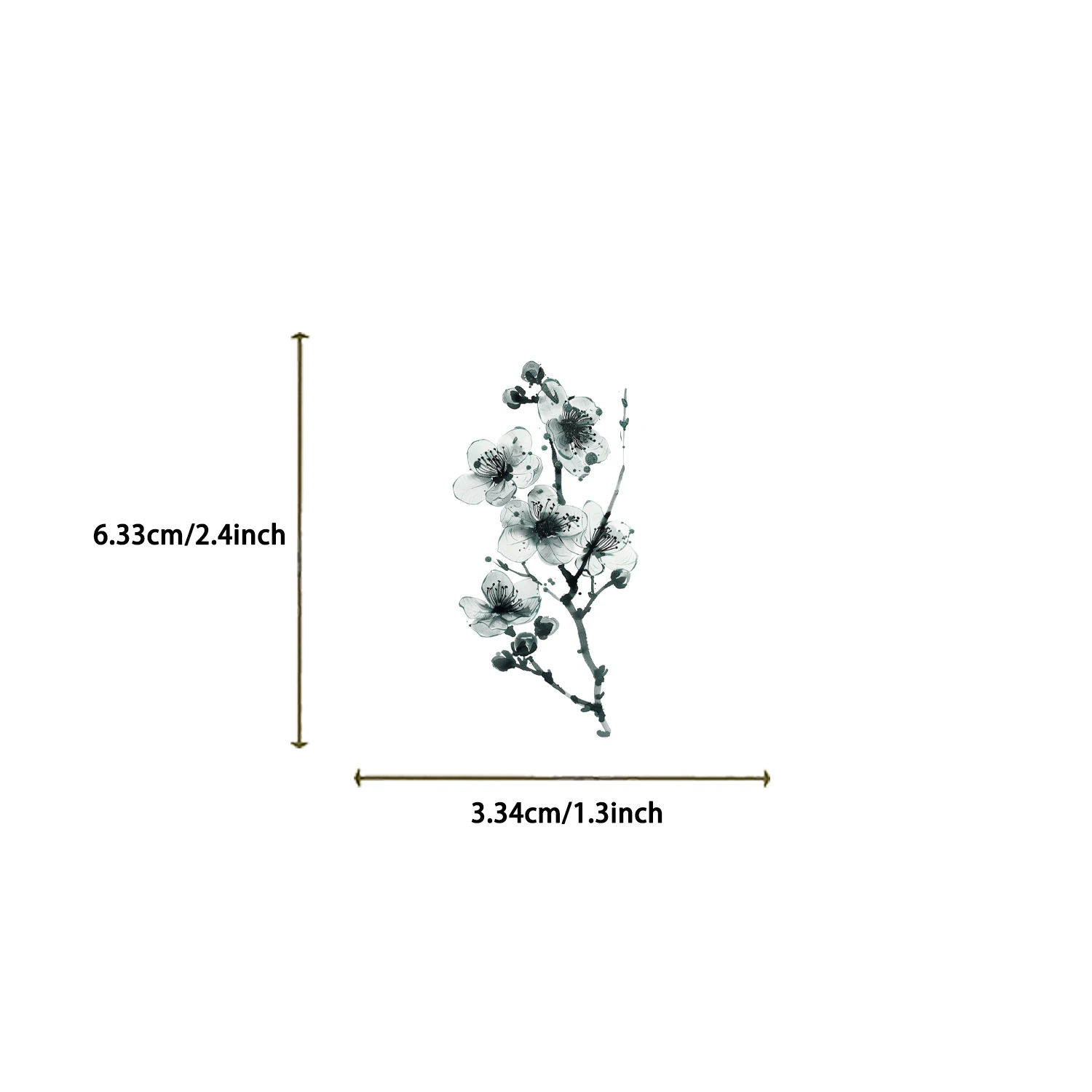 50/100 SZT. Przezroczyste naklejki z kwiatami w stylu INS, wodoodporne, przezroczyste materiały PET do scrapbookingu, dekoracyjne naklejki na gitarę, notatnik