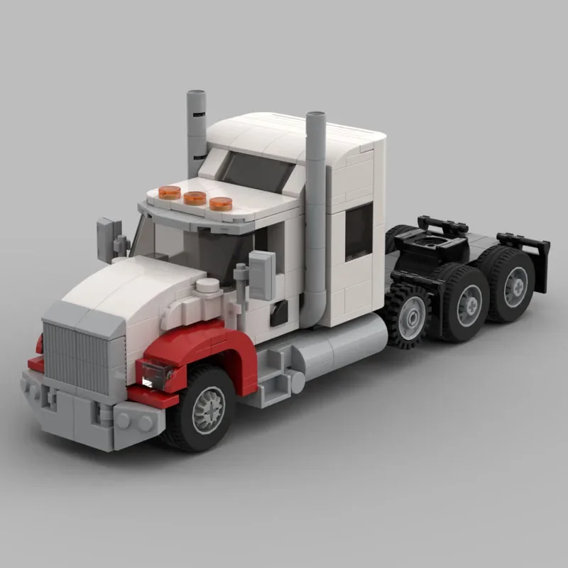 MOC-72339 T800 Semi Truck Truck Series Building Block Model 359 Parts Educational Boy Christmas Building Blocks Toy Gift