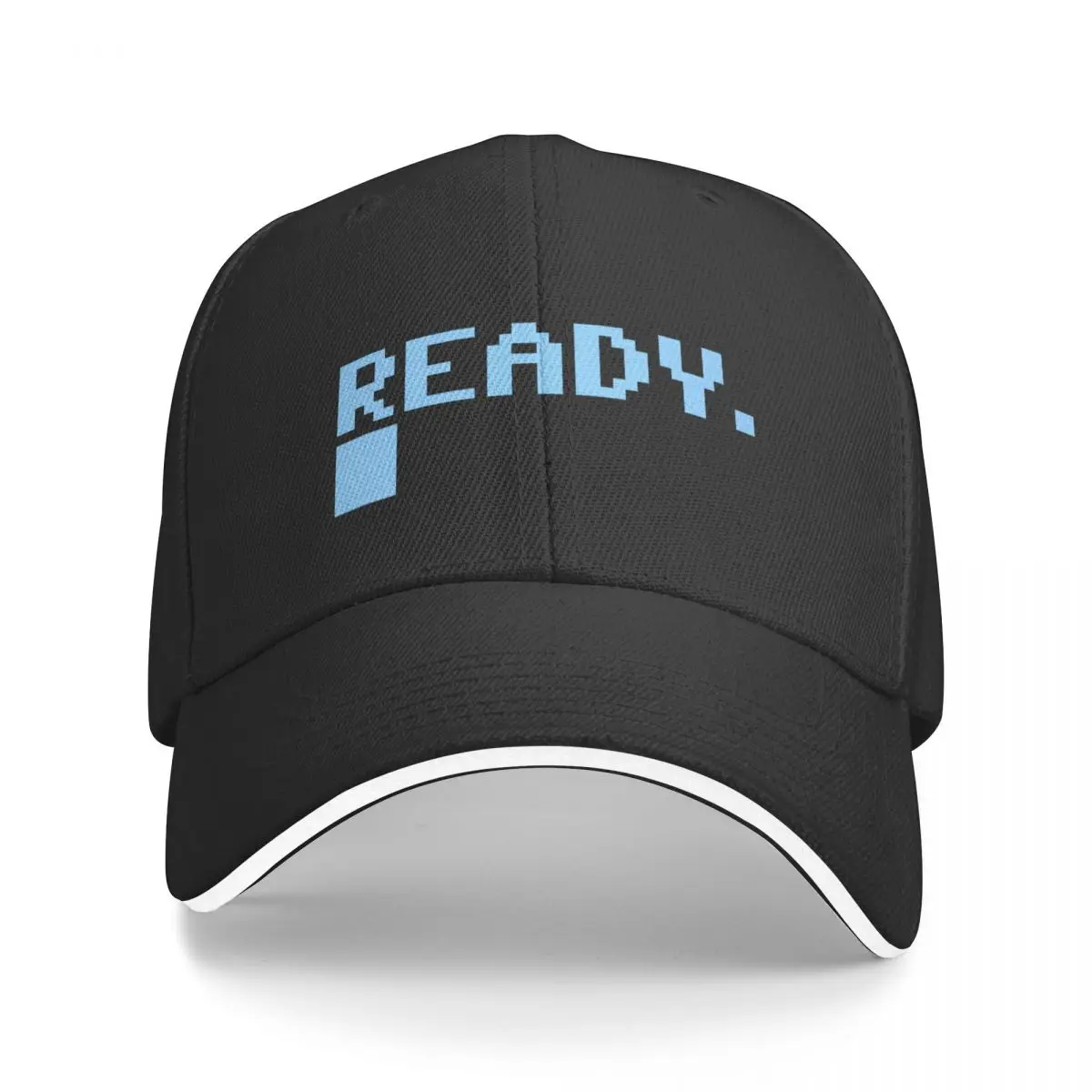 Ready for 8 Bit (C64 Prompt) Baseball Cap Big Size Hat Beach Bag party Hat Women Hats Men's