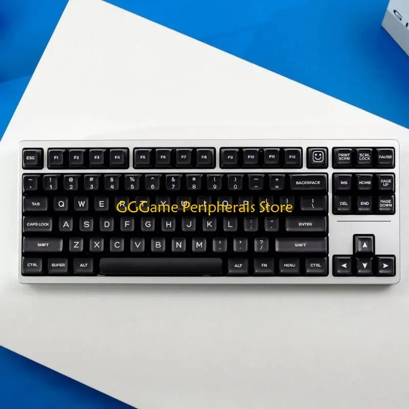 U55B Universal 142Keys/set White Jade Theme Double Shot Keycap PBT KeyCaps SAProfile for Mechanical Keyboards DIY