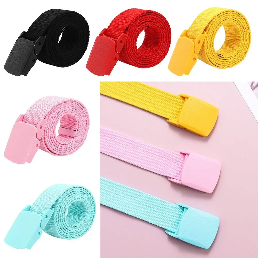 Fashion Plastic Buckle Dress Decoration Casual Waistband Waist Belts Canvas Belts Waist Strap