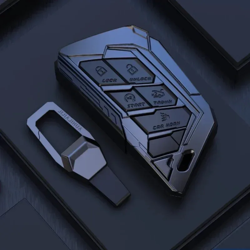 For Cadillac CT4 CT5 CT6 XTS XT6 XT5 XT4 Zinc Alloy Car Key Protection Shell Smart Remote Key Cover Interior Car Accessories 4