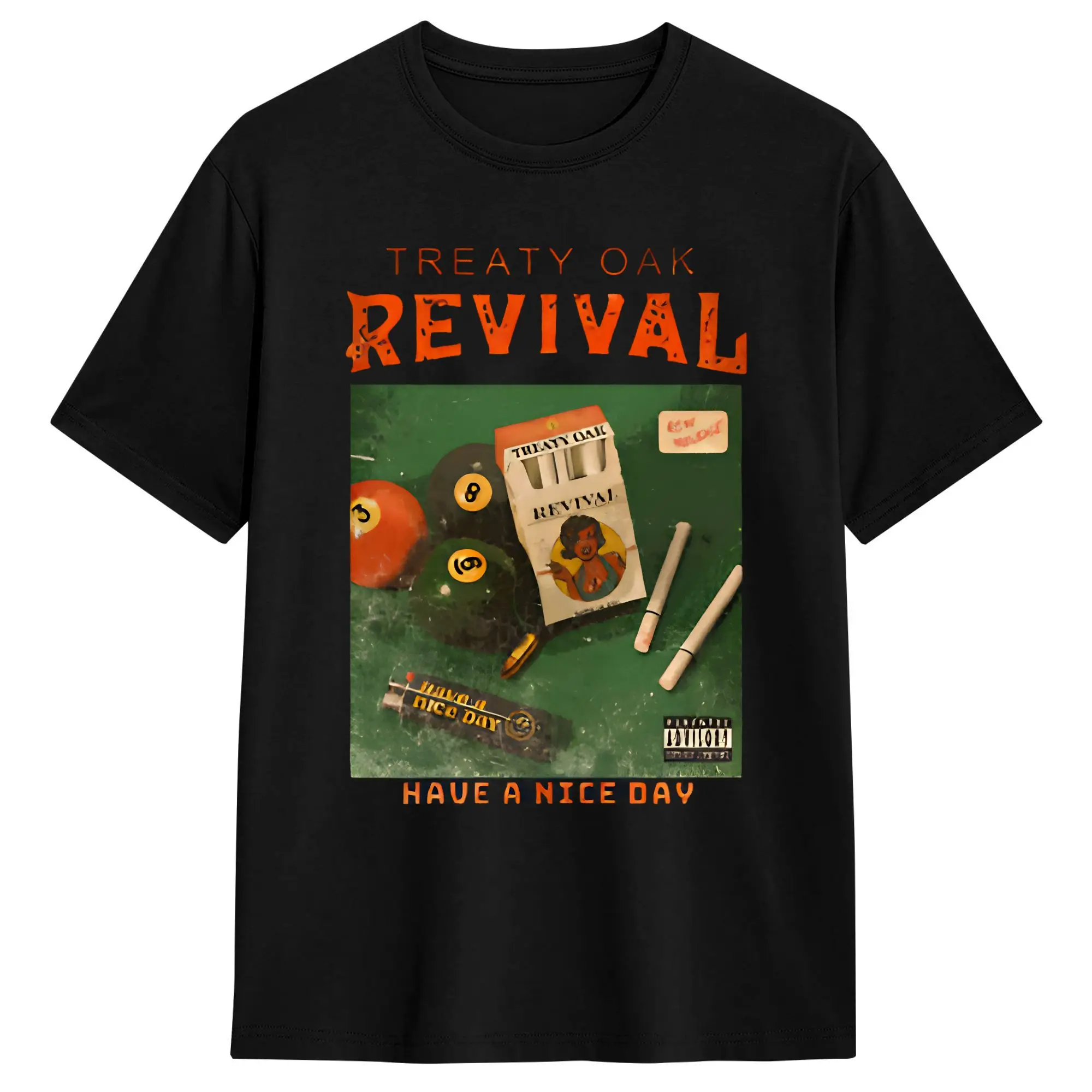 Leisure Country Music Band Treaty Oak Revival T-Shirt Men Round Neck 100% Cotton T Shirts Short Sleeve Tees New Arrival Clothing