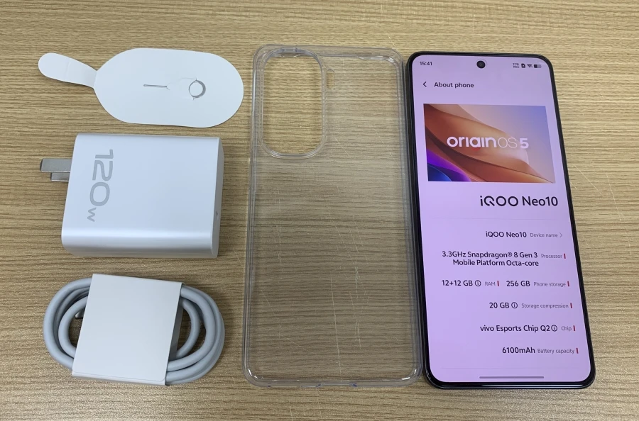 Chinese Version VIVO IQOO Neo 10 5G 6.78inch AMOLED Snapdragon 8 Gen 3 6100 Mah 120W Super Charge 144Hz 50MP NFC Unlock