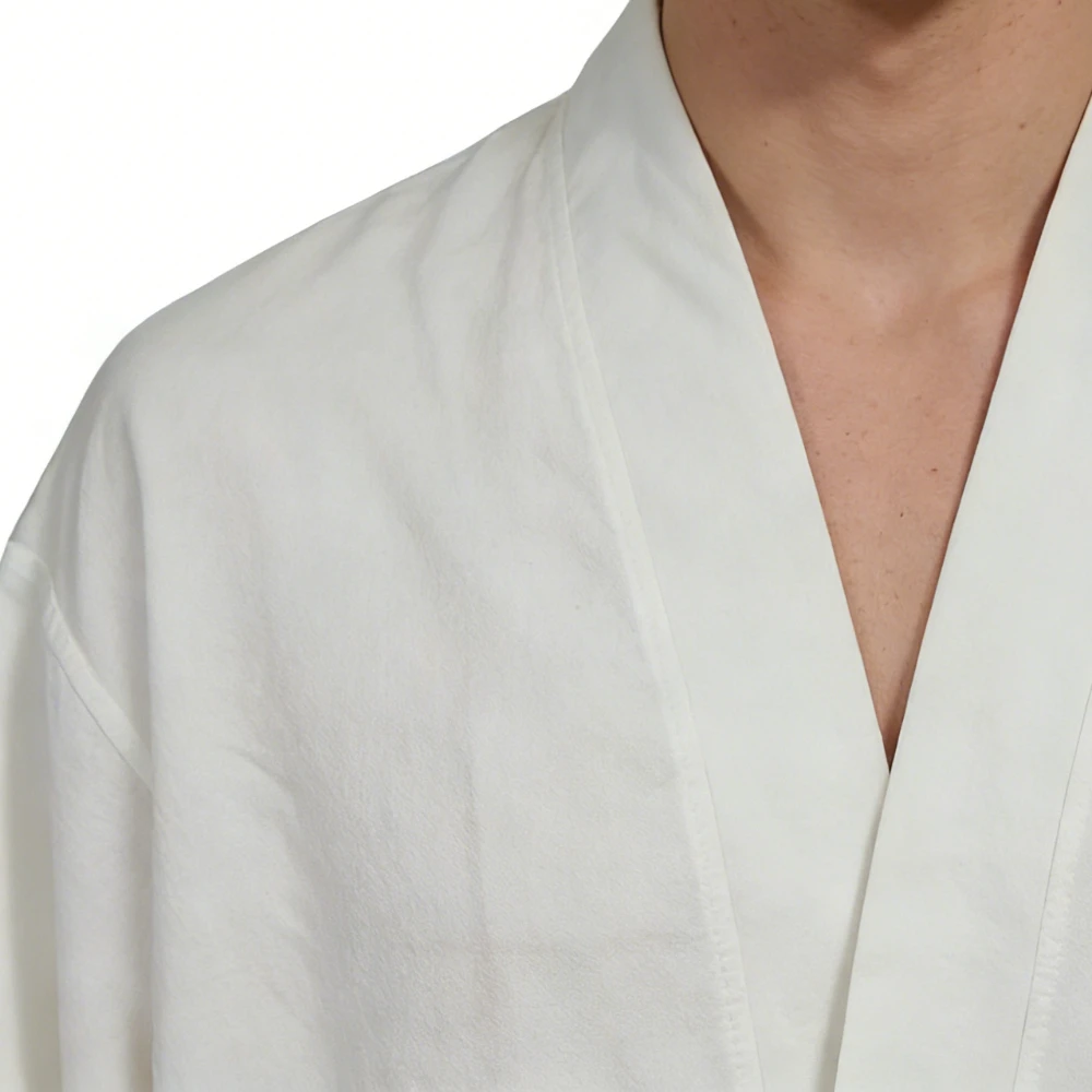 Cotton Japanese Kimono Robe for Women Men Clouds Crane Print Yukata Coat Loose Fit Open Front Cardigan Boho Cover Up Home Beach view 5