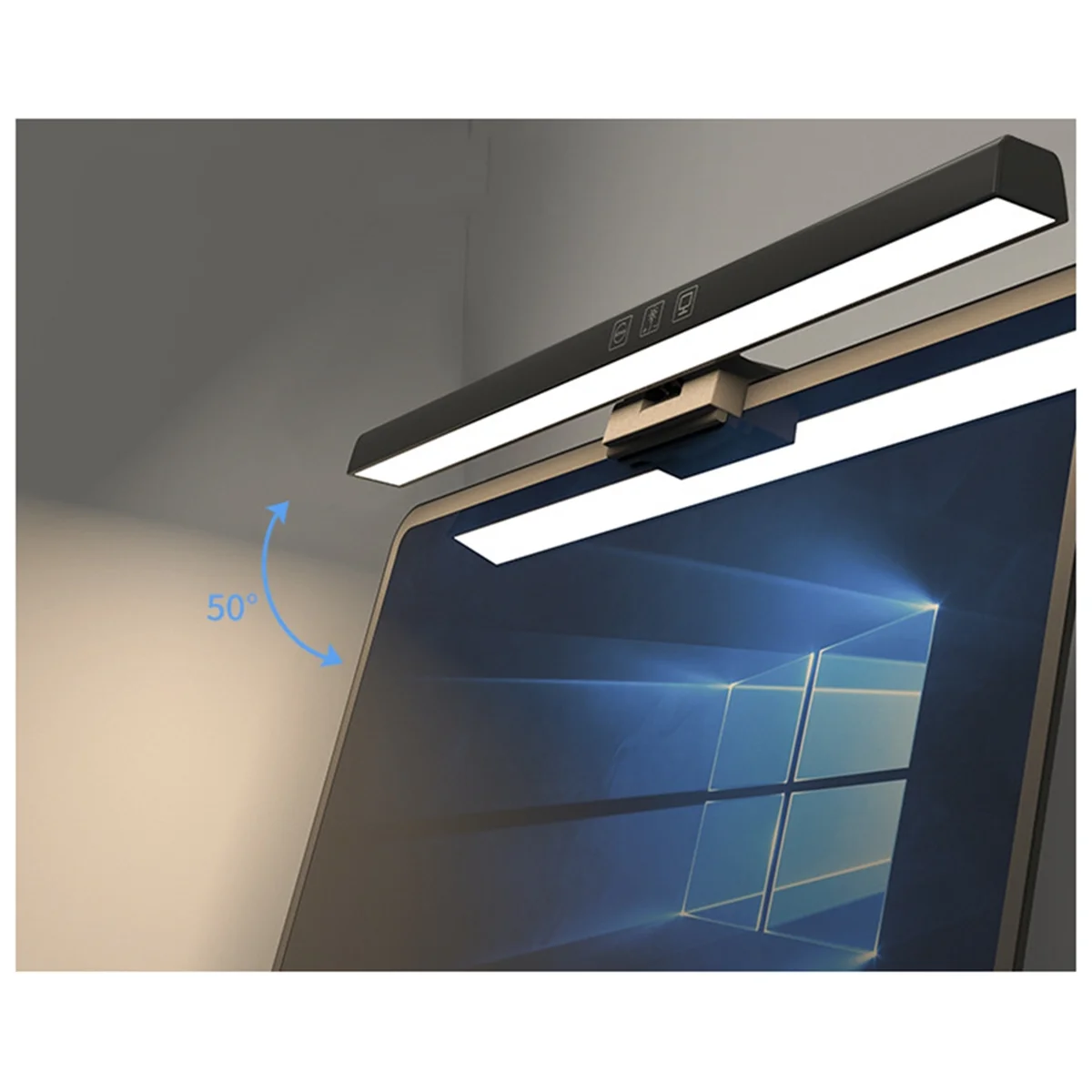 AT42 LED لمبة مكتب رصد ضوء بار جهاز كمبيوتر شخصي عكس الضوء ضوء الشاشة 50 سنتيمتر مكتب دراسة القراءة مصباح طاولة معلق